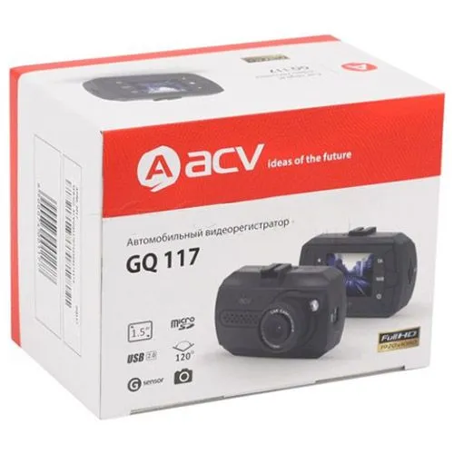 ACV GQ 117 Videoregistrator, Full HD — фото 1