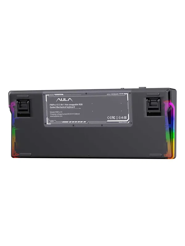 AULA F98 Pro V3, механическая клавиатура, 98%, tri-mode, RGB — фото 4