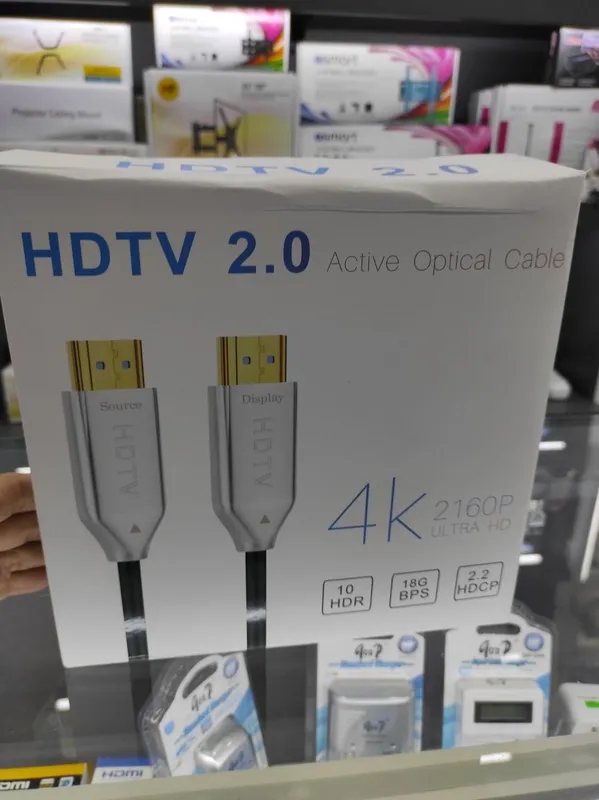 Скидка!Доставка ? Hdmi кабель 50m/ метров / 4 k optical, оптический 2