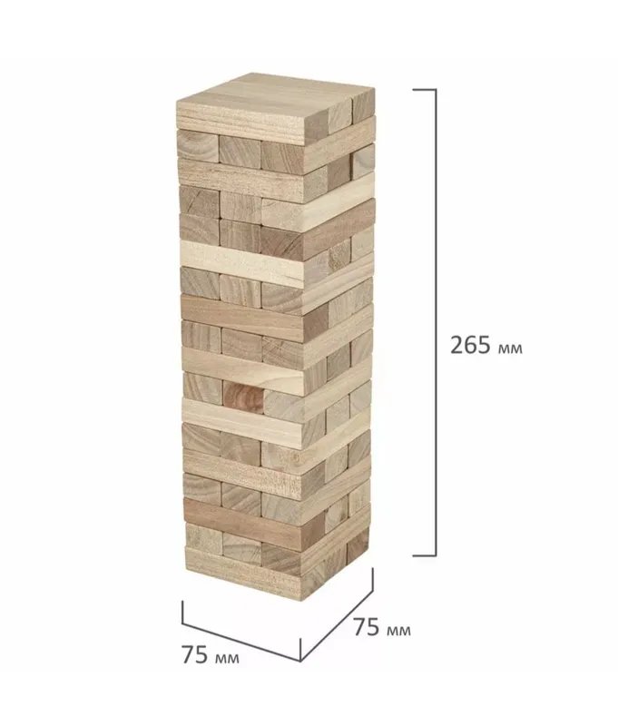 Настольная игра "Башня" (Jenga) Brauberg — фото 2