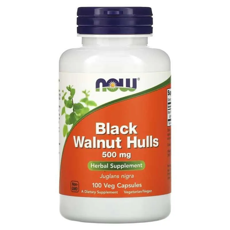 Solaray Black Walnut Hulls скорлупа черного орех чёрный орех