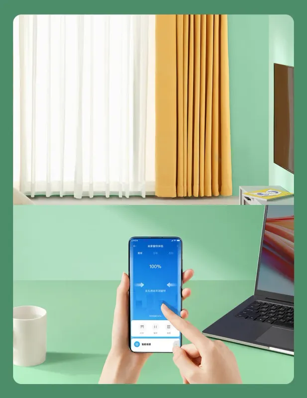 Мотор раздвижных штор Mijia Curtain - умные шторы 5 Мотор раздвижных штор Mijia Curtain - умные шторы 5