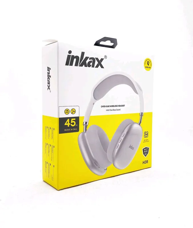 Naushnik Bluetooth Inkax H35 Silver — фото 3