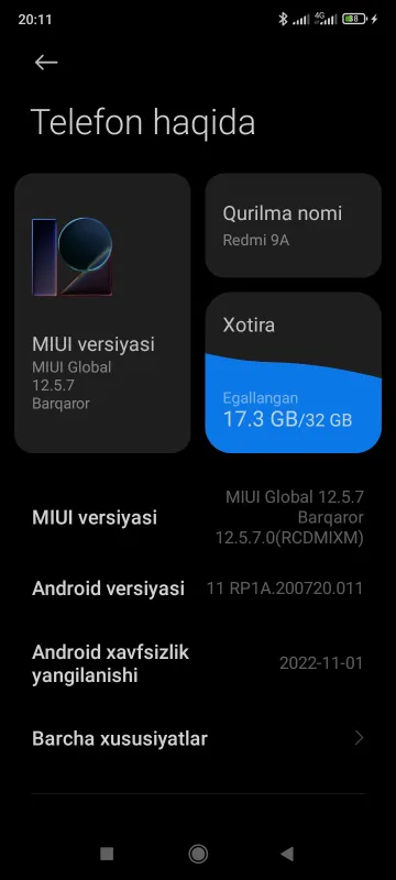 Продаётся Redmi 9A за 450 сум 1 Продаётся Redmi 9A за 450 сум 1