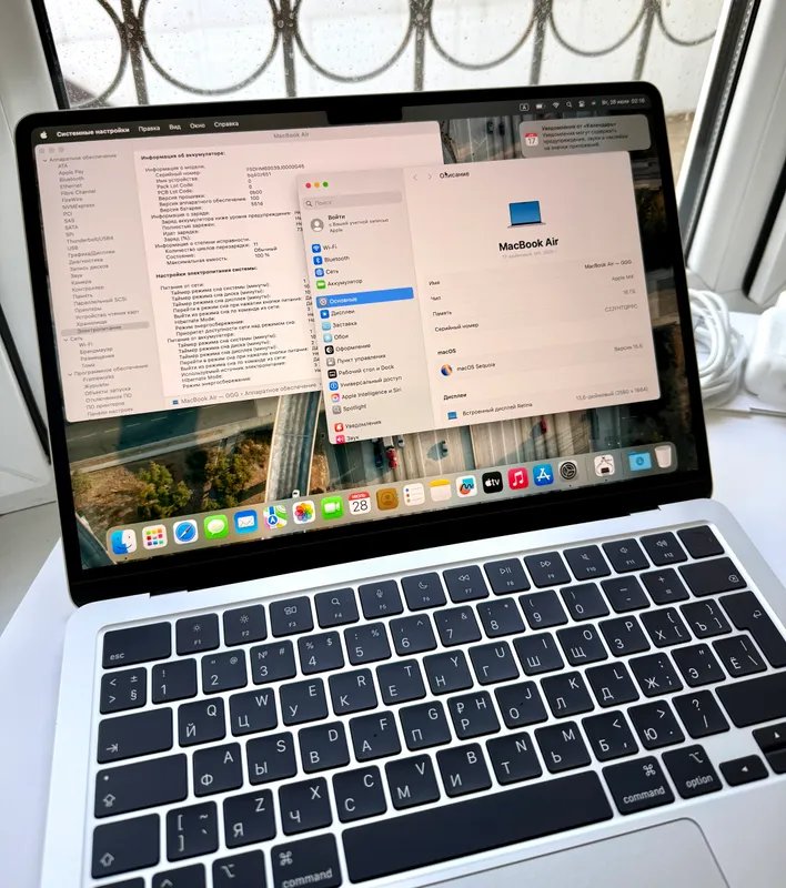 MacBook Air M4 Silver 16/256GB 11Цикл RU/A 4