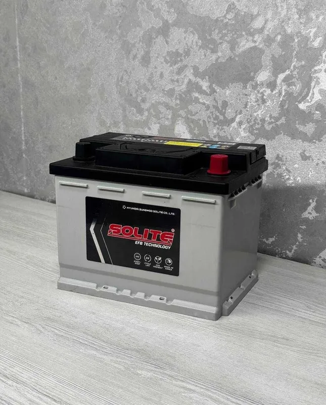 Akkumulyator Solite EFB 60Ah 560A Koreya (Gentra, Cobalt, Lacetti) 2