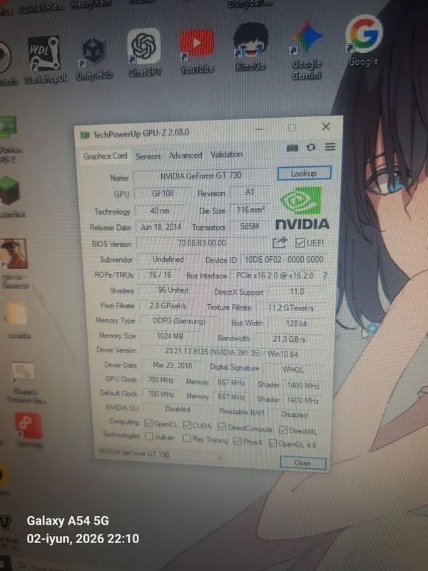 Gt730 1gb 128bit