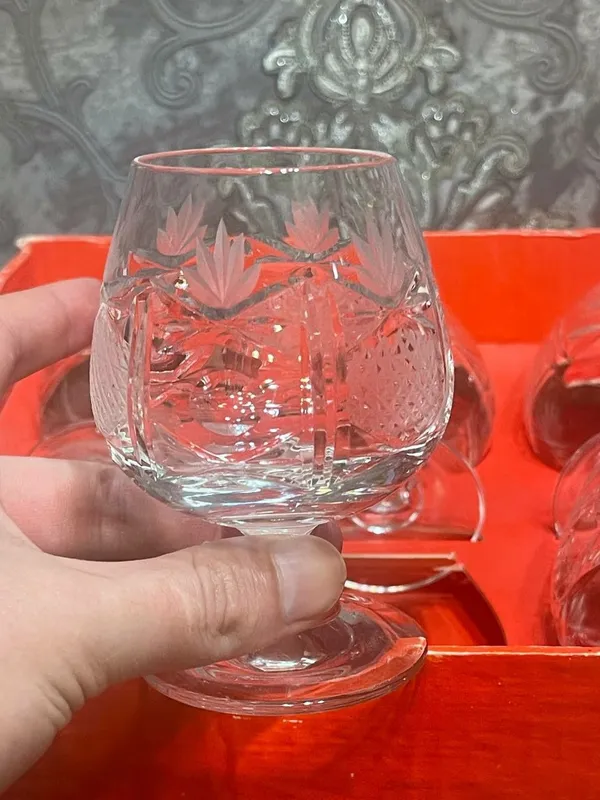 Коньячные фужеры Kristal ,новые в родной коробке 6 шт — фото 6