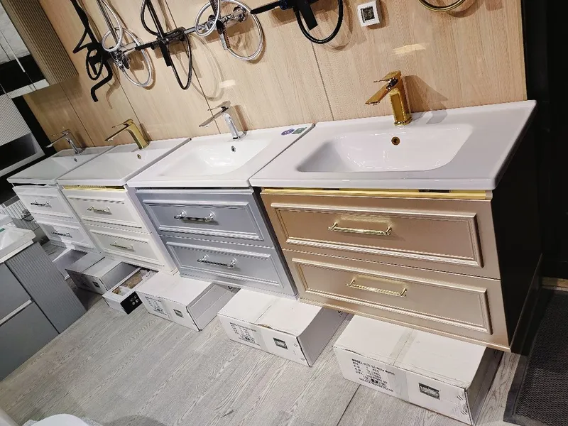 Ossoceramics. Mebel PVC. Dush i rakovina smisitel 2