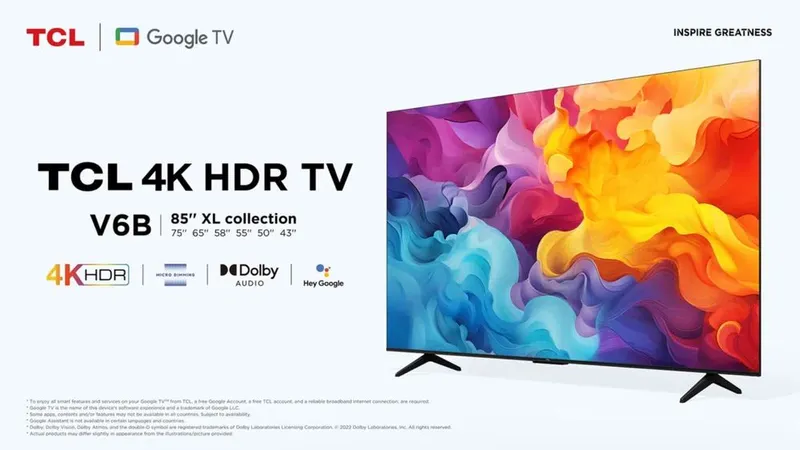 Телевизор TCL V6B 4K HDR Google TV 55/65/75 + Прошивка — фото 1