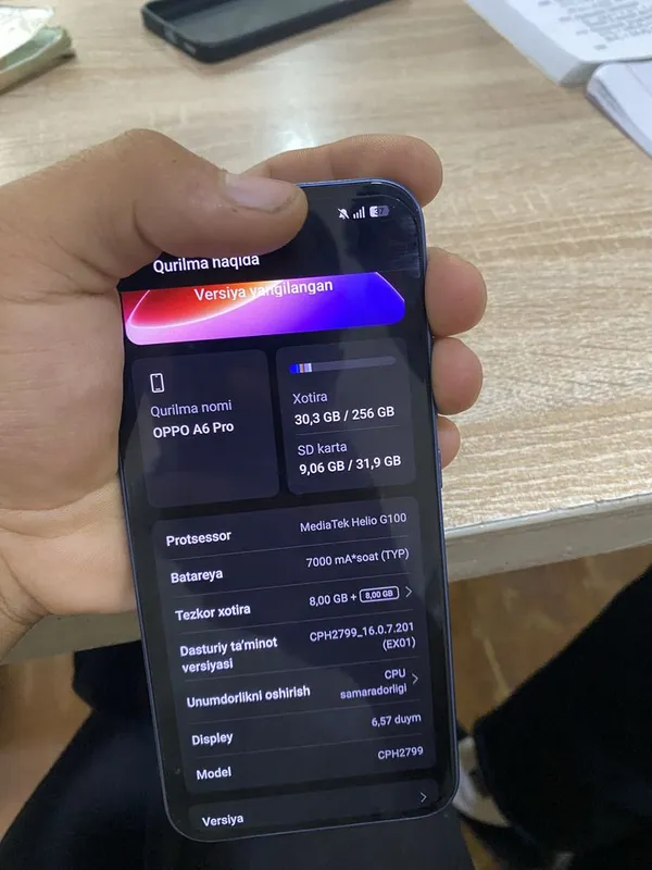 Oppo a 6 pro 10 kunlik telefon — фото 7