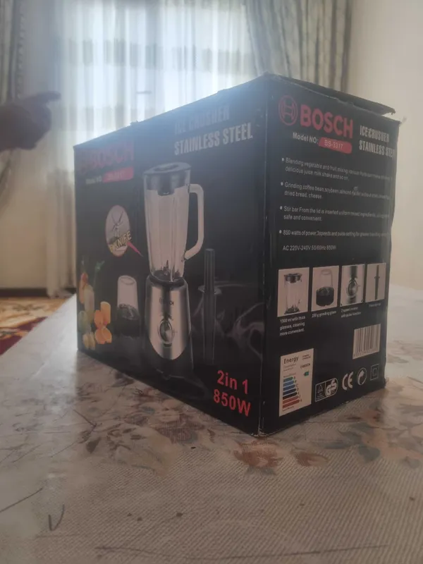 Bosch BS-3317 blender, 2-in-1, 850W. 1 Bosch BS-3317 blender, 2-in-1, 850W. 1