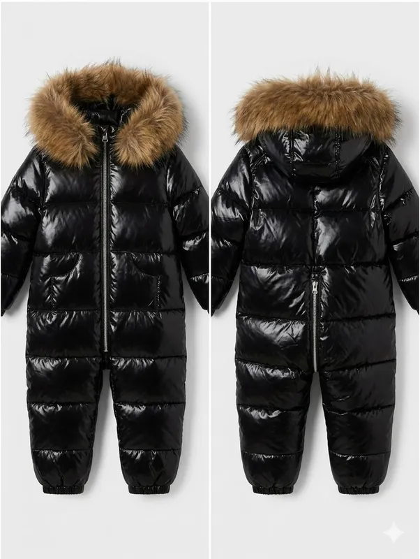 зимний детский комбинезон