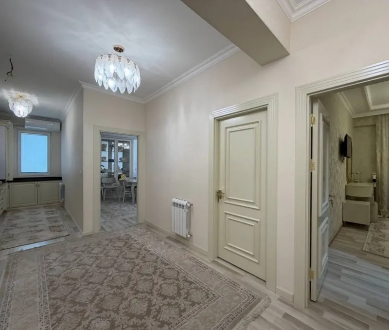 3-комнатная квартира с евроремонтом в ЖК Zarafshan City 5