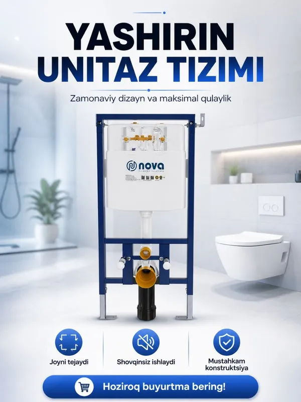 NOVA osma unitazi uchun installyatsiya