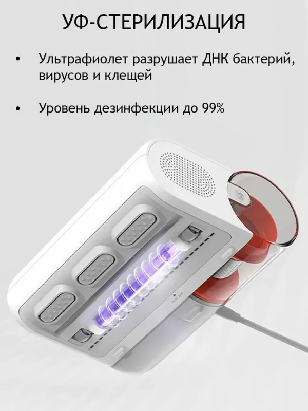 Пылесос Xiaomi Dust Mite, для матрасов — фото 4