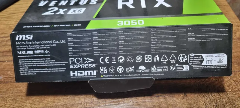 видео карта RTX 3050 — фото 1