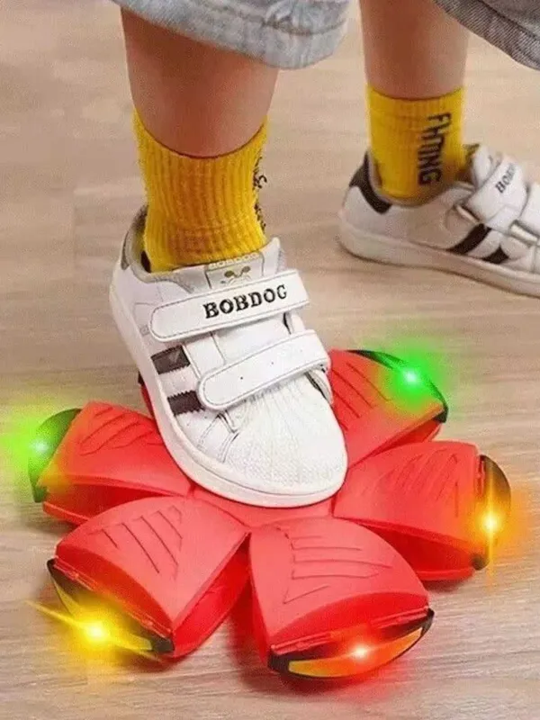 Летающий мяч трансформер фрисби с LED подсветкой.k6 — фото 7