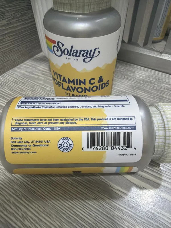 Solaray vitamin c bioflavonoids / соларай витамин с — фото 3