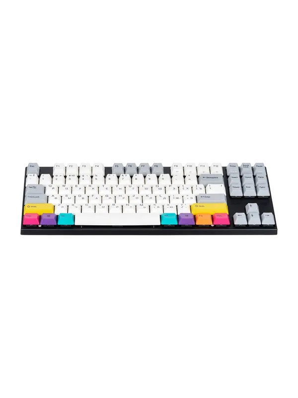 Механическая клавиатура Varmilo MA87M V2 "CMYK" (EC Rose V2, RU) — фото 6