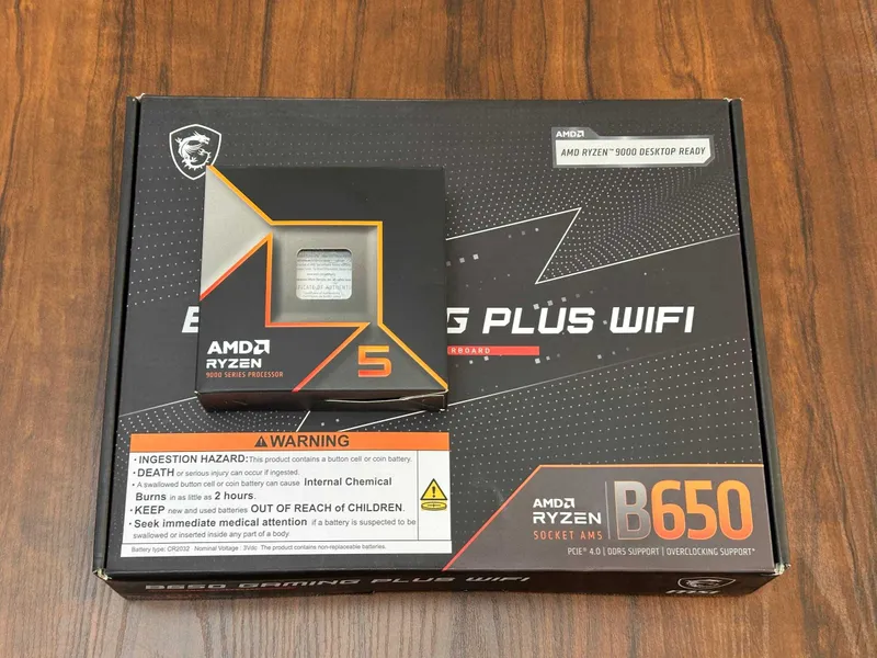 Комплект: AMD Ryzen 5 9600X | MSI B650 Gaming Plus WIFI 1 Комплект: AMD Ryzen 5 9600X | MSI B650 Gaming Plus WIFI 1