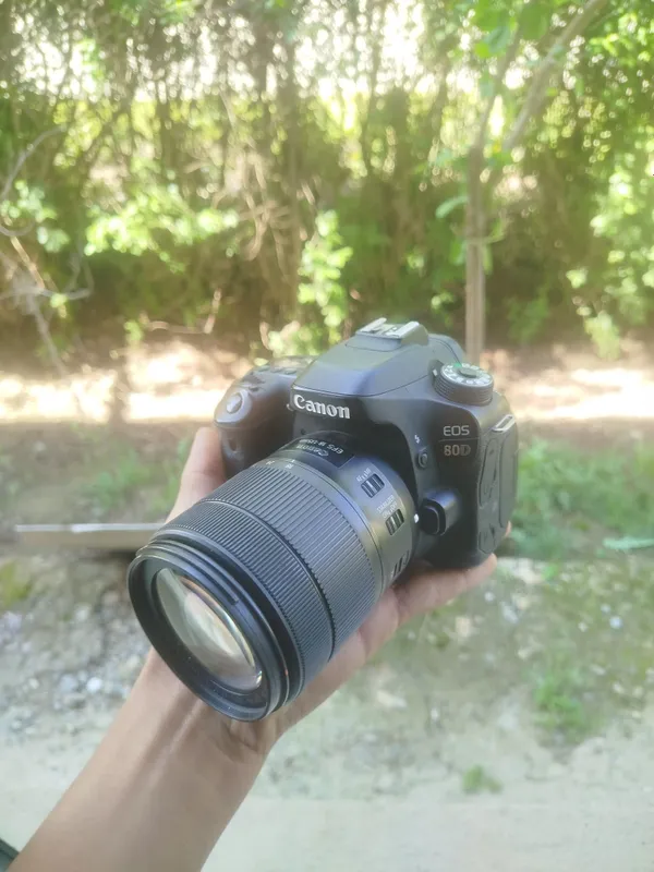 Canon 80 d batarya 2 ta remen sumka