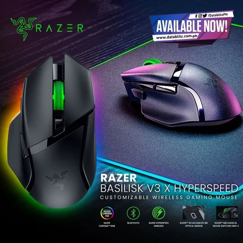 Razer Basilisk V3 X Wireless HyperSpeed Беспроводная мышка/мышь