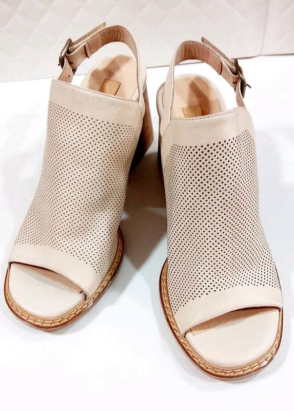 Кожаные босоножки сабо Elle 39-40разм. бохо дерево 5