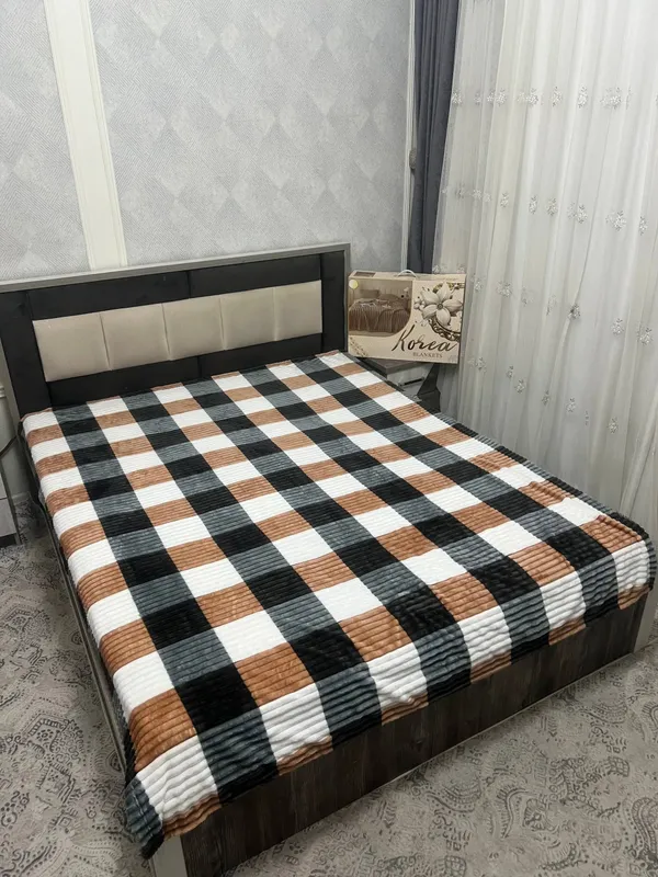 плед гофра в подарочной коробке