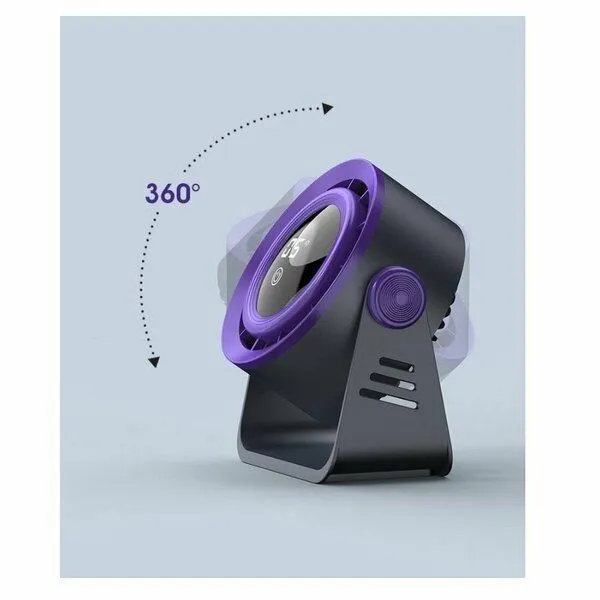 Portativ Mini Ventilyator 360°Smart Ekranli