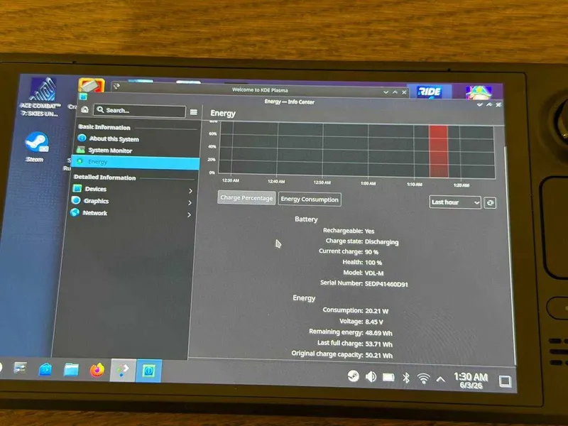 Steam Deck OLED 512GB (100% Батарея) — фото 4