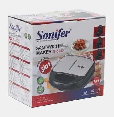 Сендвичница 3 в 1 Sonifer SF-6153 4 Сендвичница 3 в 1 Sonifer SF-6153 4