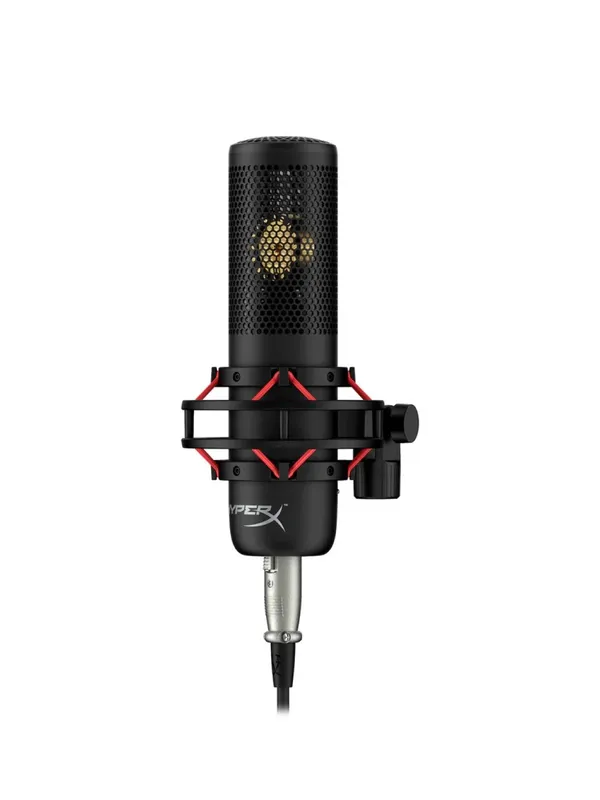 Игровой микрофон HyperX ProCast, XLR, студийный, антивибрационный подвес, черный — фото 4
