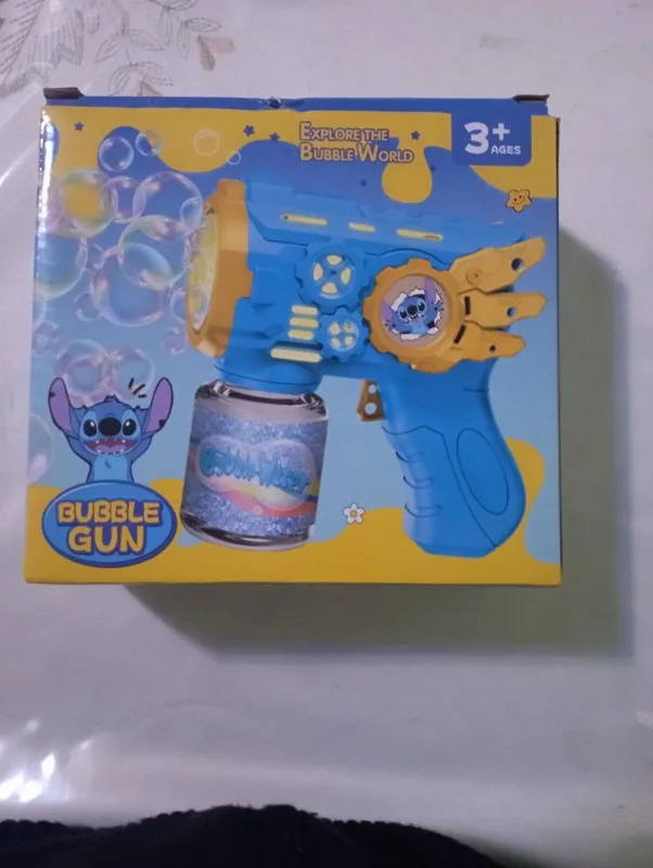 Bubble gun детский игровой пистолет для детей пистолет для пузерей — фото 3