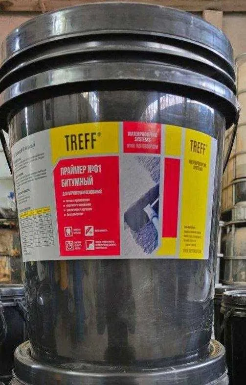 Treff Праймер № 01 битумный для грунтовки оснований