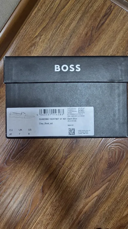 Мокасины BOSS оригинал 100% — фото 7