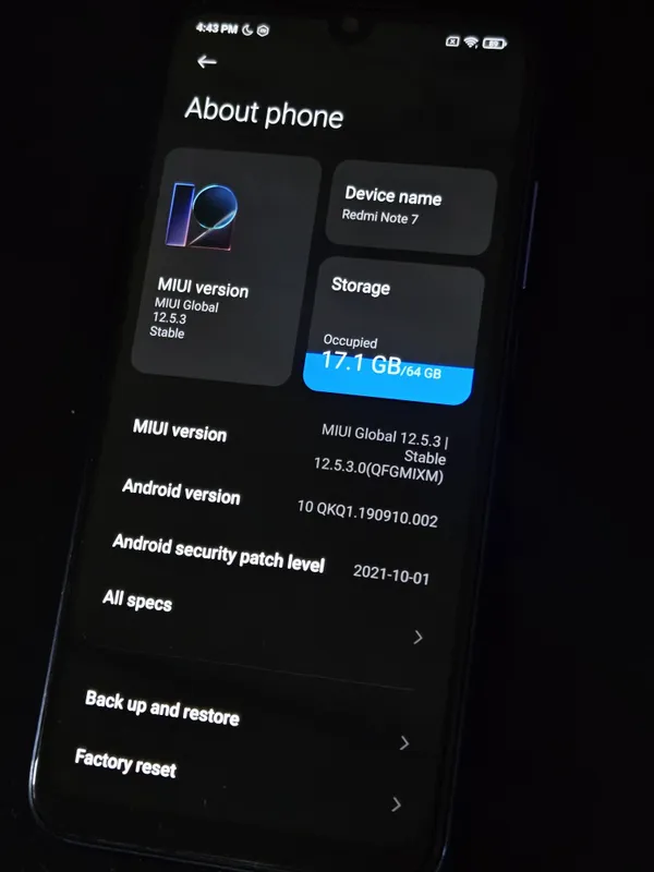 Redmi note 7 pro 3
