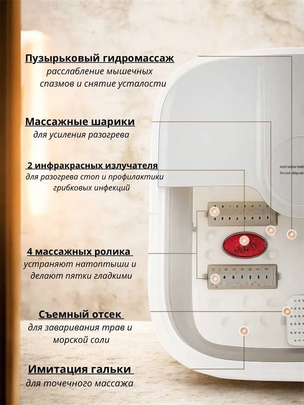 Гидромассажная ванночка для ног — домашний SPA каждый день — фото 1
