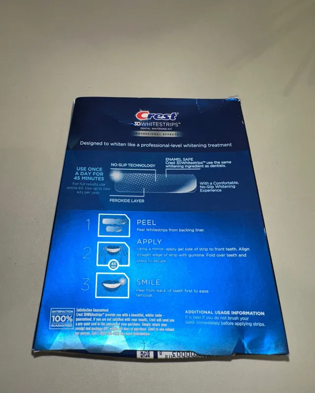 CREST 3D Whitestrips USA - полоски для отбеливания зубов 2 CREST 3D Whitestrips USA - полоски для отбеливания зубов 2