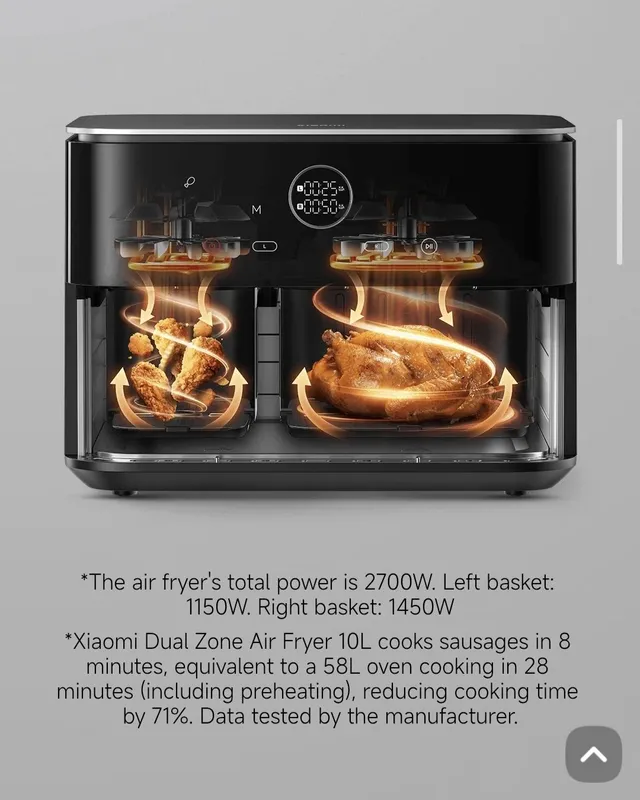Аэрогриль, Xiaomi Air Fryer 10L New Super Skidka+Garantiya+Dastavka 3 Аэрогриль, Xiaomi Air Fryer 10L New Super Skidka+Garantiya+Dastavka 3