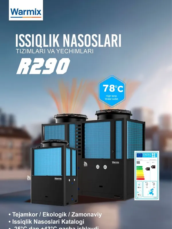 Teplovoy nasos, heat pump, тепловой насос 24kw, eng samarador yechim Teplovoy nasos, heat pump, тепловой насос 24kw, eng samarador yechim