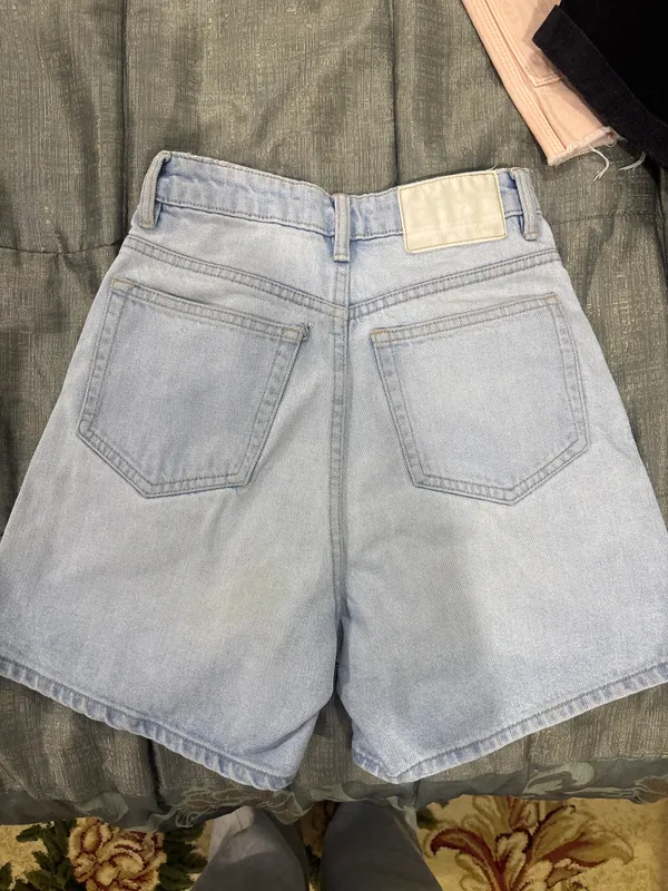 шорты джинсовые zara размер s-m