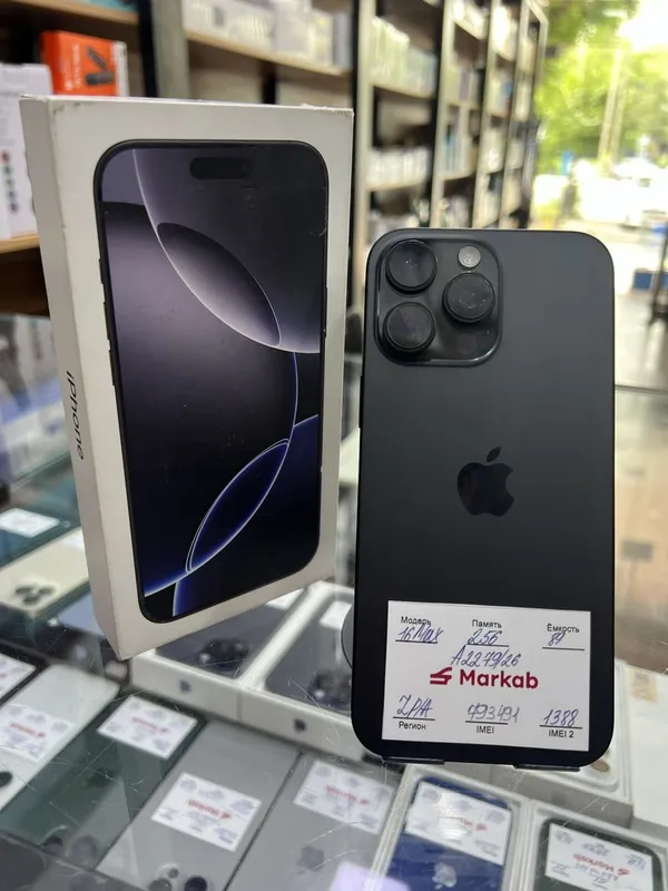 Iphone 16 pro max 1 ta chaqa bor — фото 1