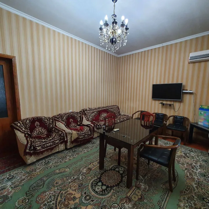4 sotix uchastkada basseyn, texnika va mebel bilan (tayyor ijarachi) keng 5 xonali uy sotiladi 7