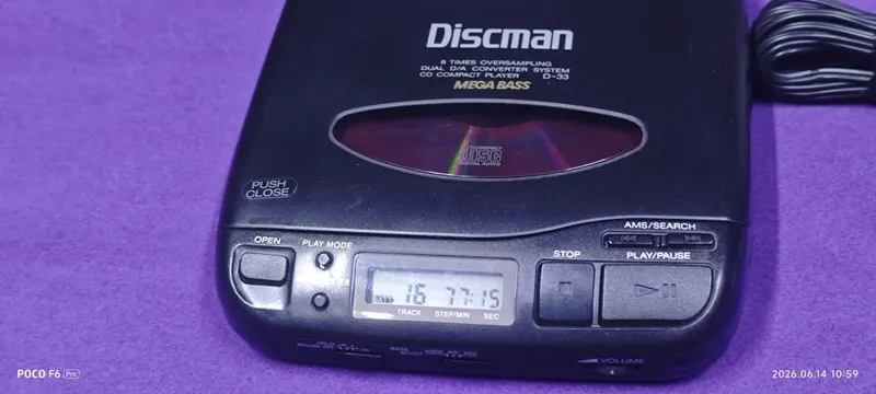 Sony Discman D-33 в отличном состоянии — фото 2