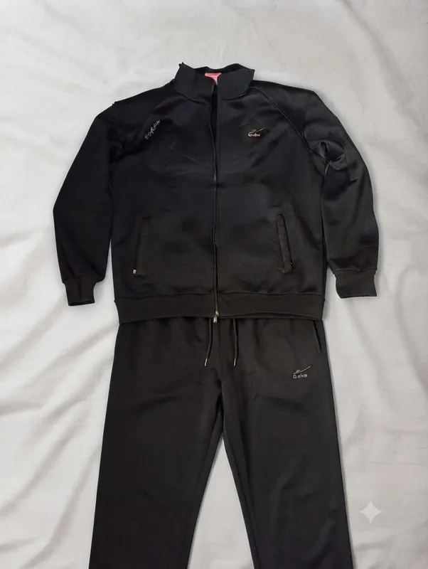 Sport kiyimi qora uniseks 2XL o‘lcham 1