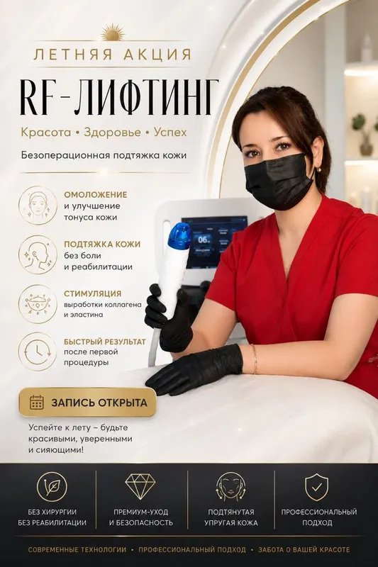 RF-лифтинг лица и шеи | Подтяжка без операции | Ташкент