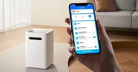 Displeyli, 5 litrli Xiaomi Smartmi Air 3 tabiiy havo namlagichi 2 Displeyli, 5 litrli Xiaomi Smartmi Air 3 tabiiy havo namlagichi 2