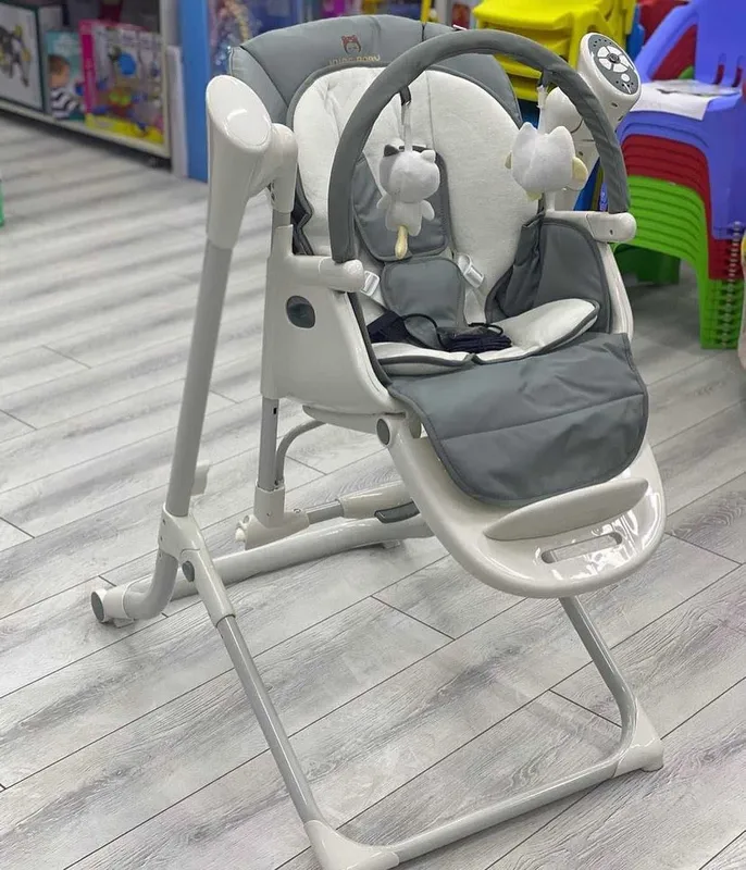 Iningbaby 3-in-1 ovqatlantirish stulchasi, elektr tebranma, transformator 3