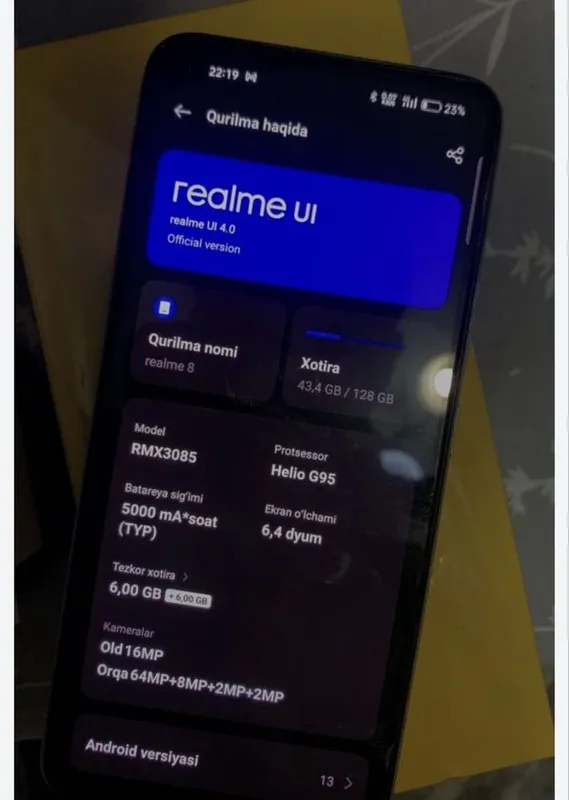 Realme 8 6+6gb 128gb srochna — фото 2
